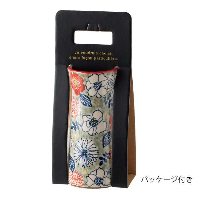 ハンドメイドプリントフラワーベース-48【3/3発売予定】 FB48 直径95(75)×H180