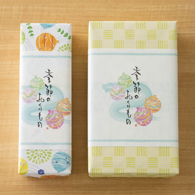 掛け紙横型/季節の贈り物-1 W525×H182