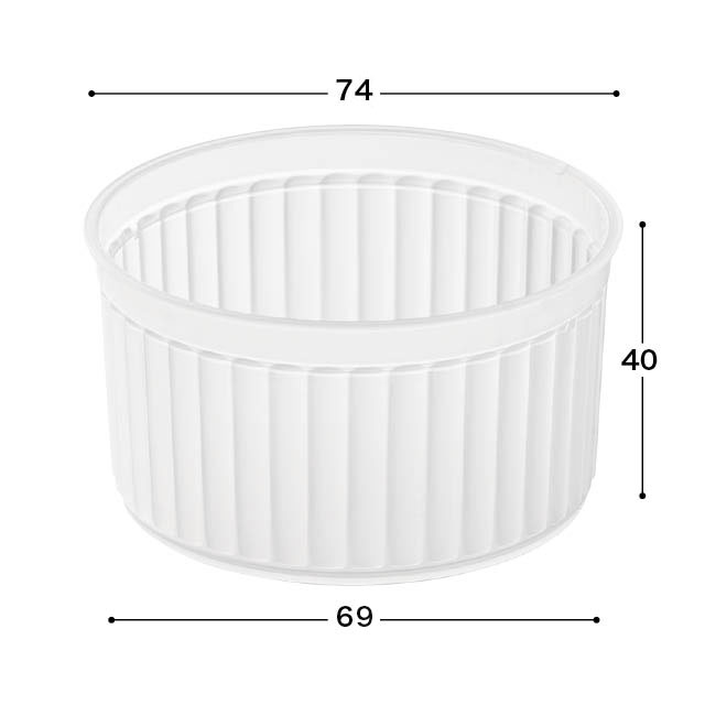 デザートカップ-24(M-CUC3リニューアル商品) 直径74(69)×H40