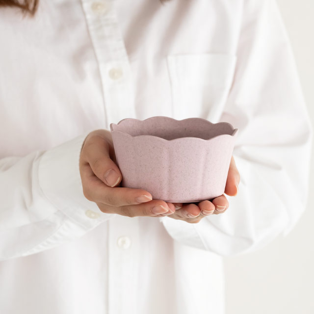 ウッディクラウドフラワーアレンジポット-S/ピンク ピンク 直径105(83)×H60