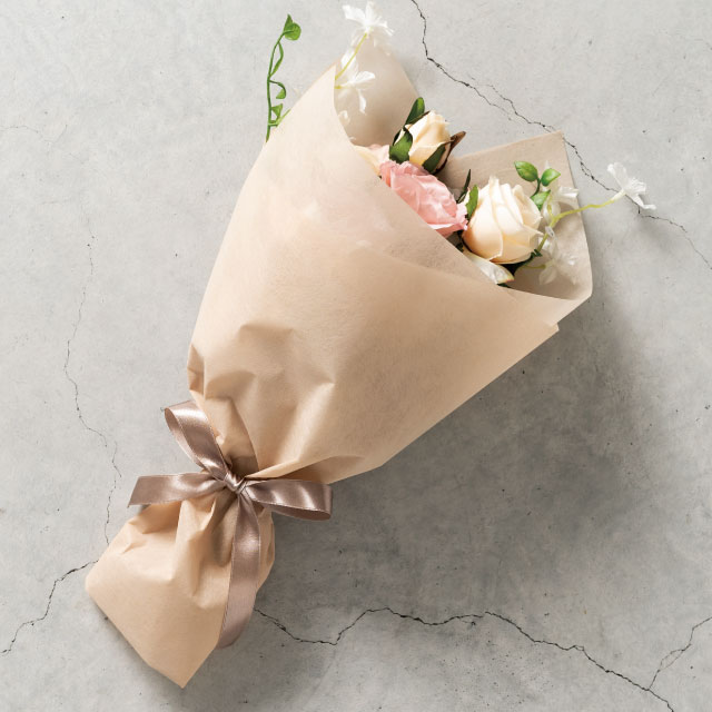 WRAPFLEX不織布ロール-12/ベージュ ベージュ 65cm幅