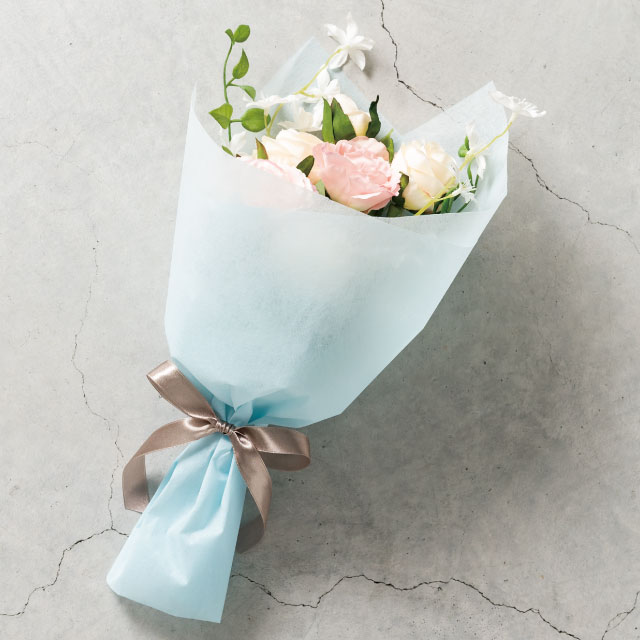 WRAPFLEX不織布ロール-24/ベビーブルー ベビーブルー 65cm幅