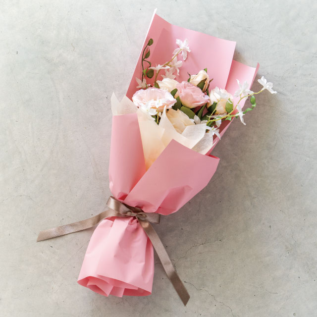 ラッピングカラーPPロール-34/ブロッサムピンク ブロッサムピンク 50cm幅