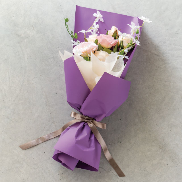 ラッピングカラーPPロール-35/パープル パープル 50cm幅