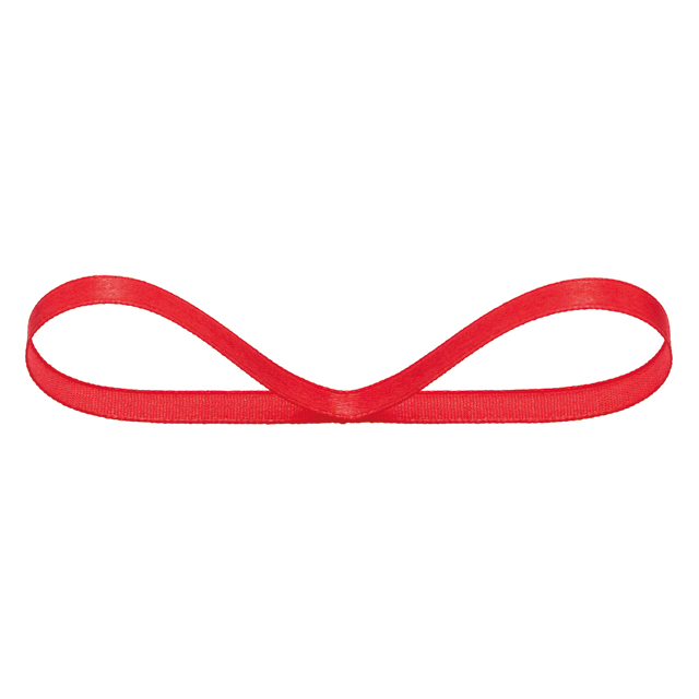 サテンリボンRED6mm