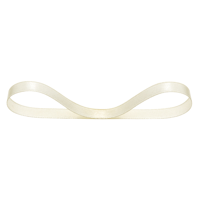 サテンリボンIVORY6mm