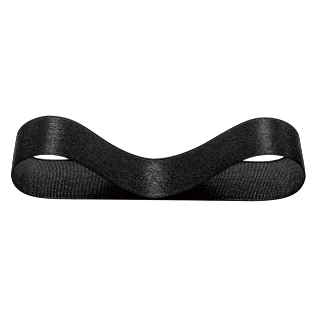 サテンリボンBLACK19mm