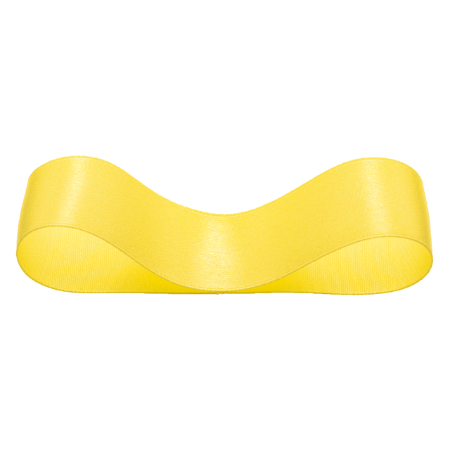サテンリボンYELLOW25mm