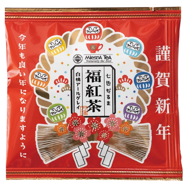 七色だるまスマイリングティー/白桃アールグレイ