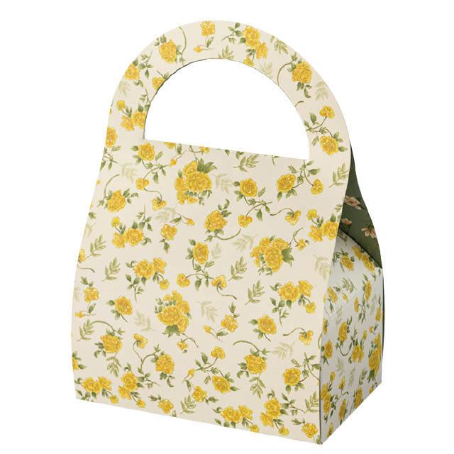 アンティークフラワーギフトBOXバッグ型-2