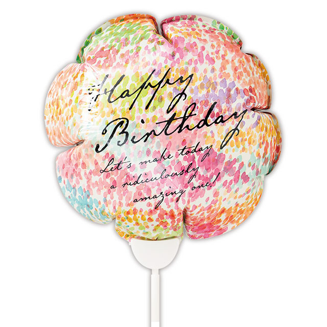 バルーンフラワーピックL-1/BIRTHDAY
