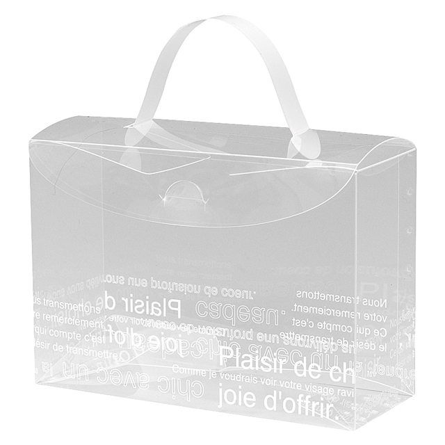 カフェオレハンドル付クリアPPBOX-M