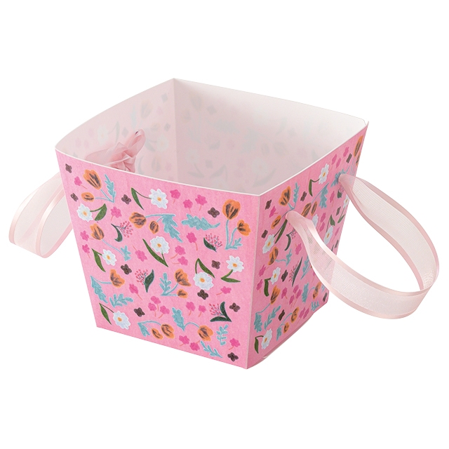 シャルムコレクションPPバスケット-1/ピンク