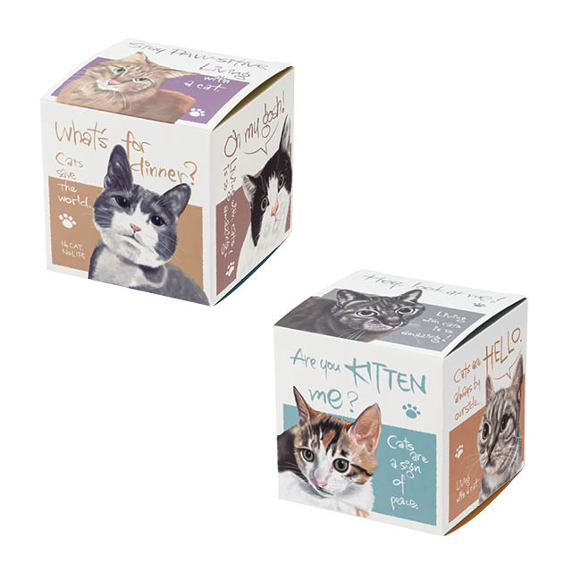 猫ギフトボックス(アソート)-S/チャリティーアニマル｜ギフト、ラッピング用品、包装資材通販 HEADS ヘッズ