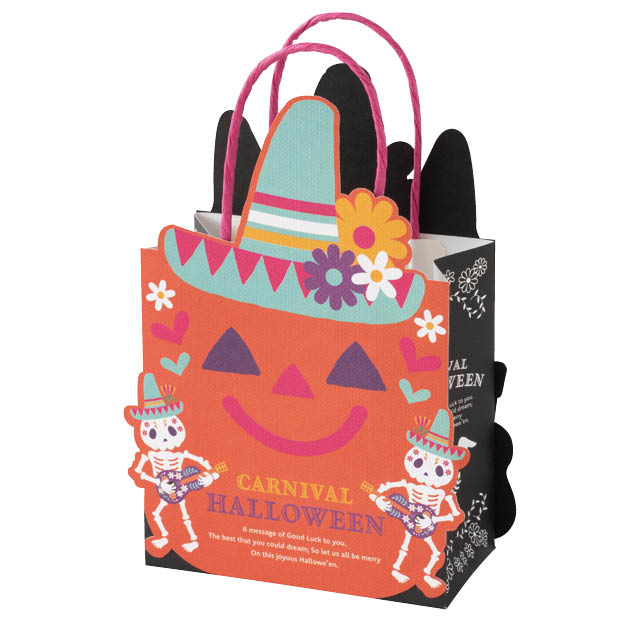 カーニバルハロウィンダイカットペーパーバッグ(紙袋)-1｜ギフト