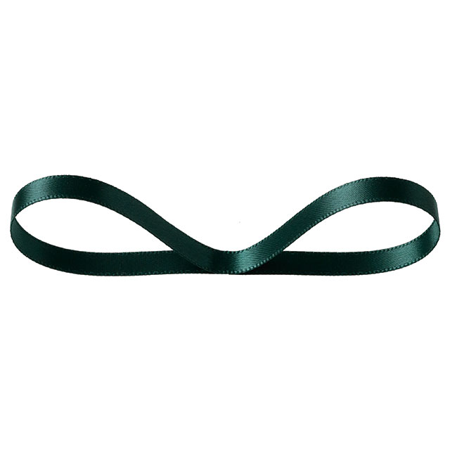 両面サテンリボンDARKGREEN6mm
