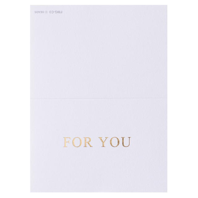 二つ折メッセージギフトカード-3/FORYOU