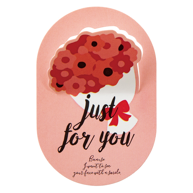 ポップアップギフトシール 1 レッドブーケ レッド シール ギフト ラッピング用品 包装資材通販 Heads ヘッズ