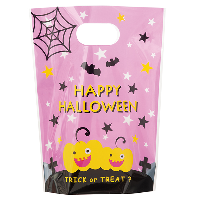 ハッピーピンクハロウィンPPスタンドバッグ-2