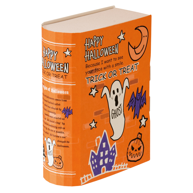 ファニーハロウィンブック型ギフトBOXワイド-S