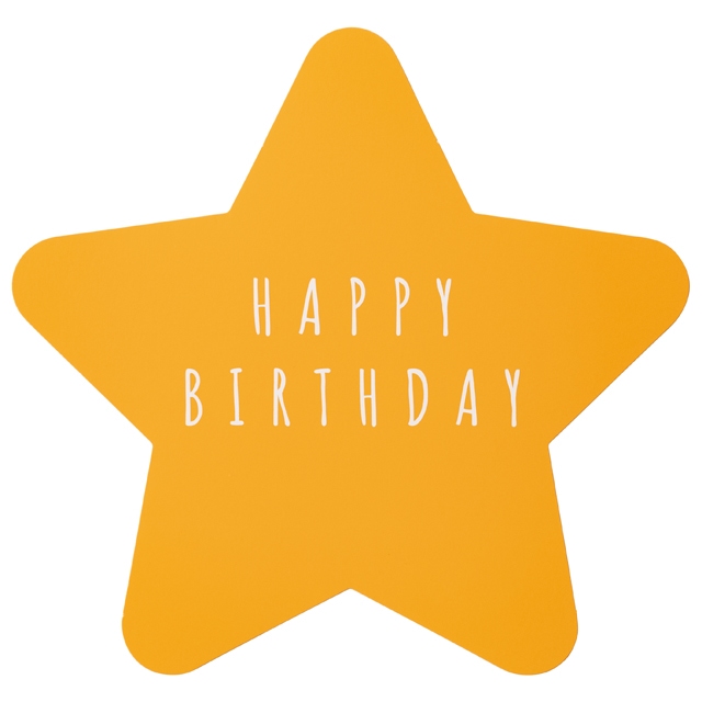 メッセージギフトカード-4/スターBIRTHDAY