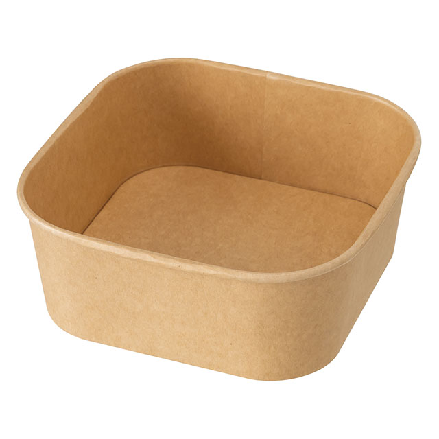 無地クラフト正方形カップ-1