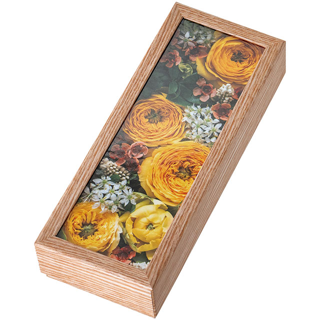 フォトプリントボックス-M／フラワー(W88×D220×H50): ギフトボックス