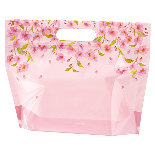 さくらジップ付バッグ-SW