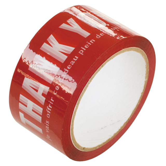 サンキューパッキングテープ-1(50mm幅): 宅配・梱包資材｜ギフト、ラッピング用品、包装資材通販 HEADS ヘッズ