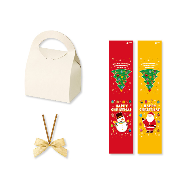 クリスマスギフトボックスバッグ型セット 24 セット商品 限定商品 ギフト ラッピング用品 包装資材通販 Heads ヘッズ