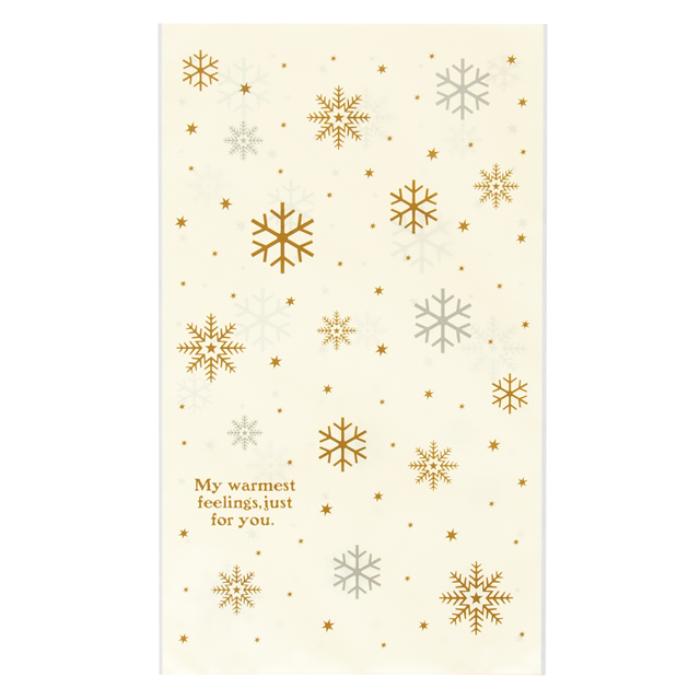 クラシカルクリスマスOPPギフトバッグ-4
