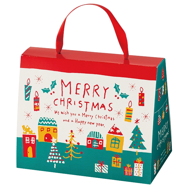 クリスマスドリームギフトボックスバッグ-M: ギフト箱・紙トレー 