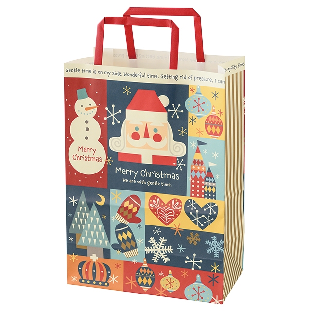 クリスマス北欧ペーパーバッグ-1(W220×H310×D120): レジ袋・手提げ袋｜ギフト、ラッピング用品、包装資材通販 HEADS ヘッズ
