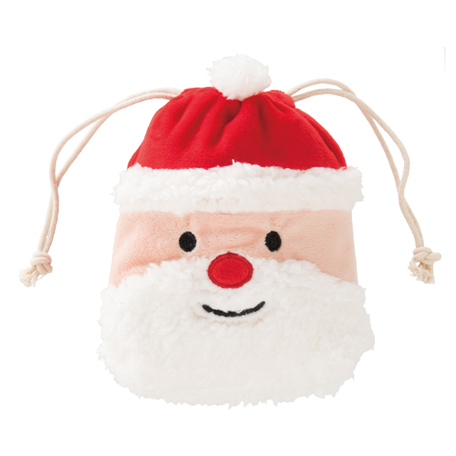 クリスマスサンタ巾着バッグ-S