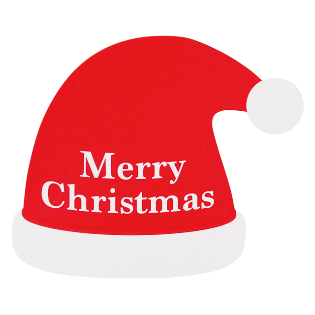 クリスマスに　クリスマスステッカー　サンタ帽子　セット