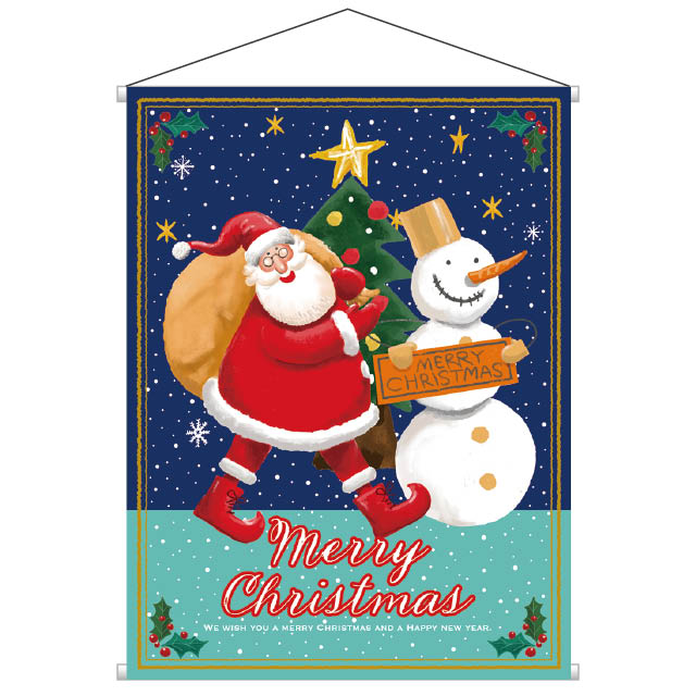 愉快なクリスマスタペストリー-1