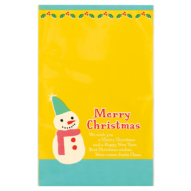 クリスマスツリーサンタOPPギフトバッグ-3
