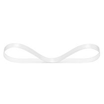片面サテンリボンWHITE6mm