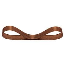 片面サテンリボンBROWN10mm