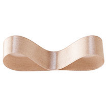 片面サテンリボンSMOKYBEIGE25mm