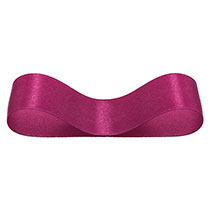 片面サテンリボンPLUM25mm