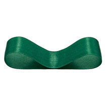 片面サテンリボンDARKGREEN25mm