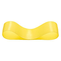 片面サテンリボンYELLOW25mm