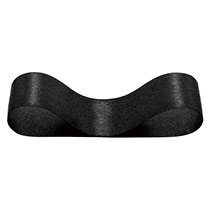 片面サテンリボンBLACK25mm
