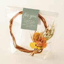 フォトプリントOPPスタンドバッグ/リースフラワー-2