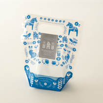 スカンジナビアフラワーPPスタンドバッグ-2