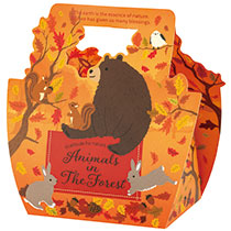 オータムアニマルギフトボックスバッグ型-1