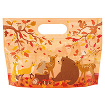 【予約】オータムアニマルジップ付バッグ-SW