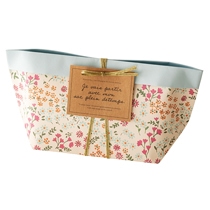 アンティークフラワー舟形ペーパーバッグ-2