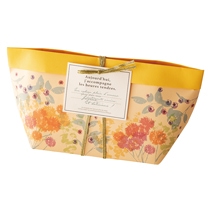 アンティークフラワー舟形ペーパーバッグ-3